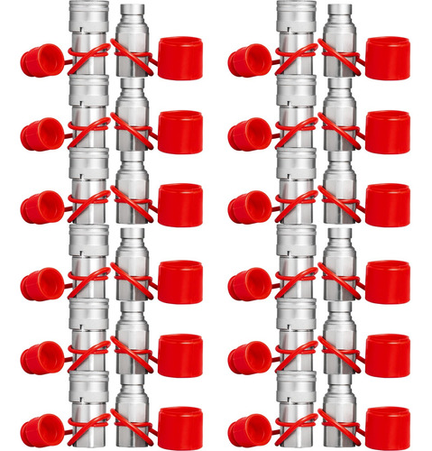 Conexión Rápida Hidráulica 12 Pares Skid Steer Cara Plana