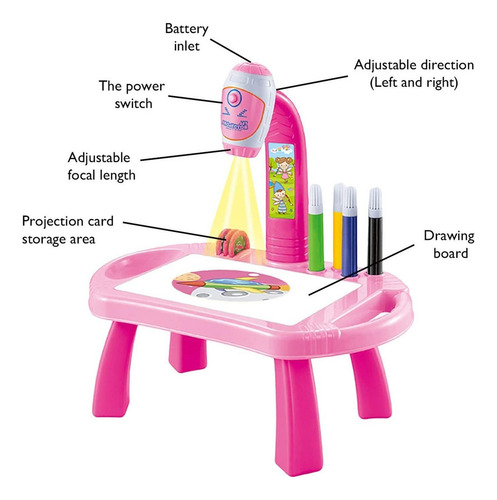 Juego De Pintura Para Proyector Para Niños Tablero De Dibujo