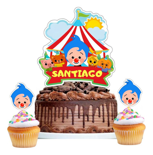 Cake Topper Imprimible Personalizado Digital Varios Modelos