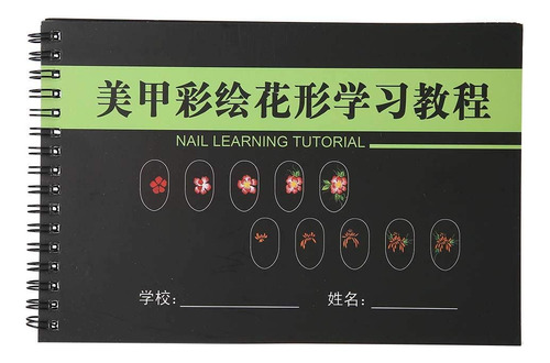 Mavis Laven Nail Art Practice Template Learning Paper Book M