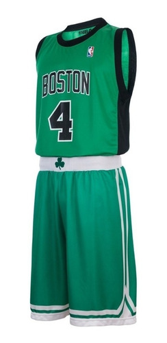 Conjunto Basket Boston Celtics Nba Camiseta Short Cuotas