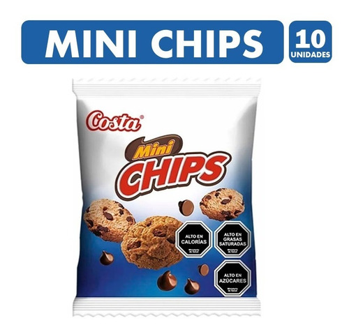 Galletas Mini Chips De Costa (para Colación) - Pack De 10un.