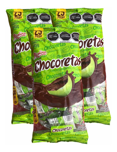 Chocoretas Ricolino Pack 125 Sobres 10 G C/u 1.25 Kg