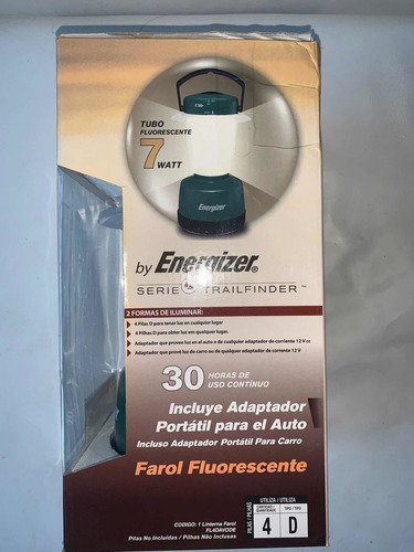 Lámpara Farol De Camping Energizer 7 Watt