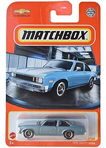 Matchbox Chevy Nova De 1979, [azul] 22/100