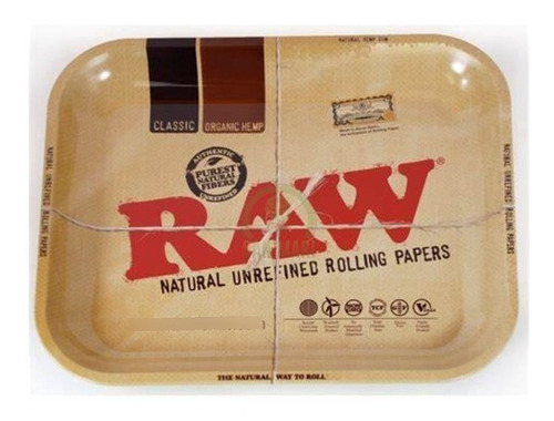 Bandeja De Armado Rolling Tray Medium / Raw