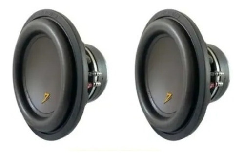 2 Unidades Subwoofer Zetta Audio X12 1400rms Bobina Dupla