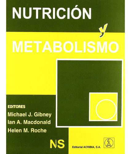 Nutricion Y Metabolismo, De Gibney., Vol. Abc. Editorial Acribia, Tapa Blanda En Español, 1