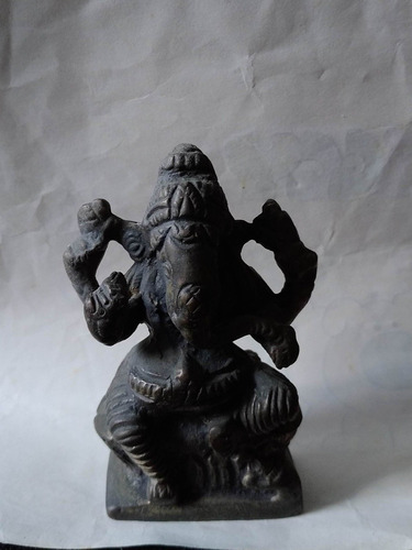 Ganesha En Bronce 8cm De Altura,   India, Tantra Yoga Bhakti