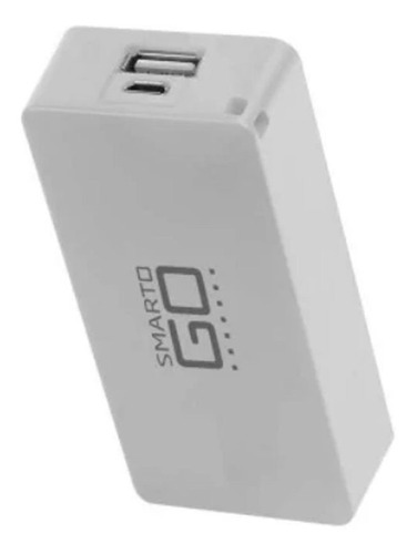 Smartogo Power Bank 4000 Mah Unitario Branco 8/cx Cb126