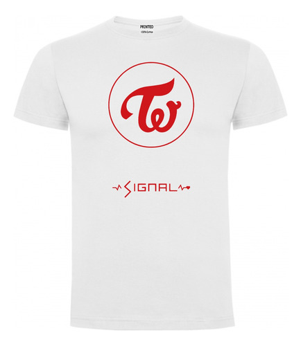 Polera Hombre Estampado Twice Signal