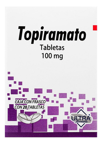 Topiramato Topiramato 100 Mg Con 20 Tabletas