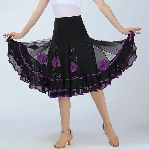 Disfraz De Baile Para Mujer, Vestido De Flamenca Con Flores