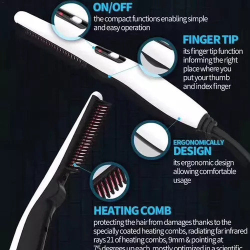 Alisador De Pelo Para Barba Para Hombre