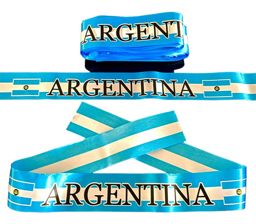 100 Vinchas Argentina De Largo 90 Cm Y Ancho 5 Cm  Mundial 