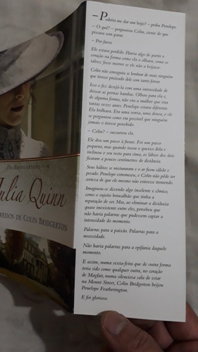 Livro Os Segredos De Colin Bridgerton Julia Quinn M27