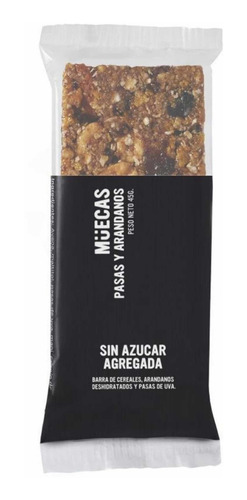 Muecas Caja X16 Barritas Cereal Pasas Y Arandanos Sin Azucar
