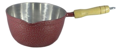 Panela Caçarola Japi Aluminio Batido Craqueado Vermelho N22