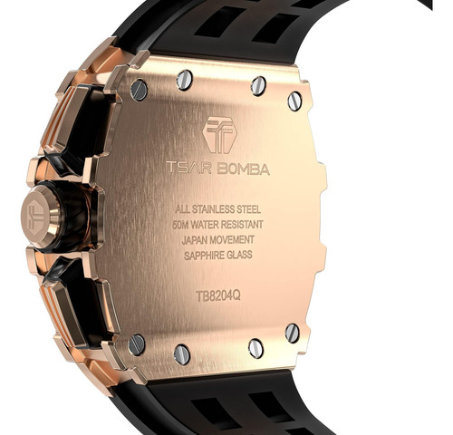 Tsar Bomba Reloj Para Hombre, Reloj Cuadrado De Lujo, Movimi