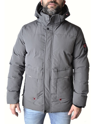 Imagen 1 de 10 de Campera Abrigo Impermeable Hombre The Big Shop