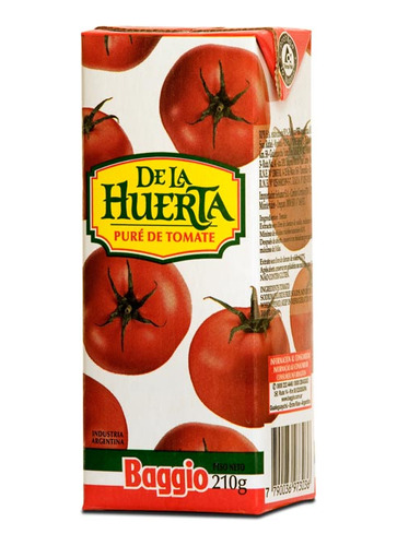 Pure  Tb 210 Gr D.huerta Pure De Tomates