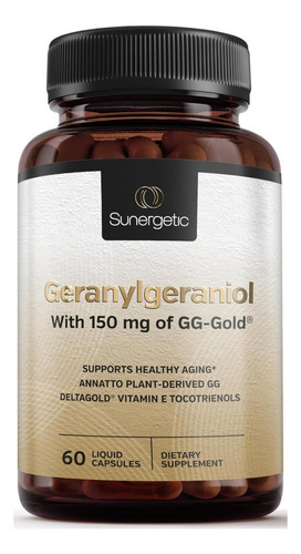Suplemento De Geranilgeraniol Premium Do Sunergetic - Gg -go