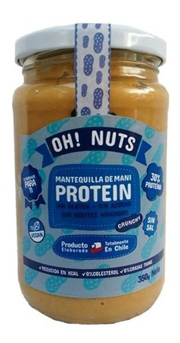 Mantequilla De Maní Protein Oh! Nuts