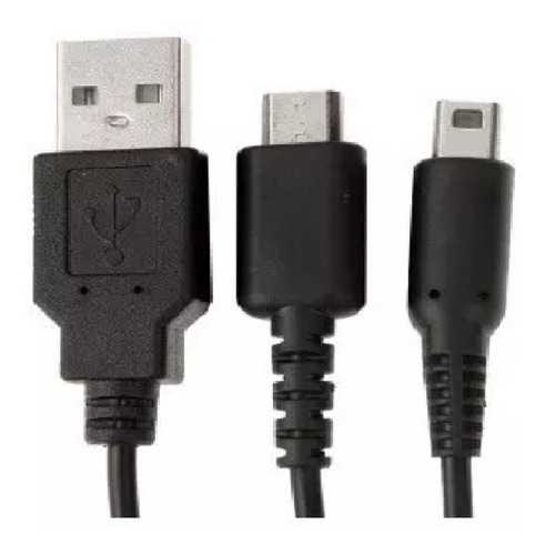 Cabo Usb Duplo Power Para Ds 2ds