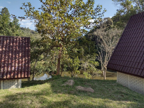 Chácara 1100m² Com 2 Chalés Mobiliados Na Beira Do Lago Entrada + Parcelas Em Juquitiba Região Abençoada! Fácil Acesso