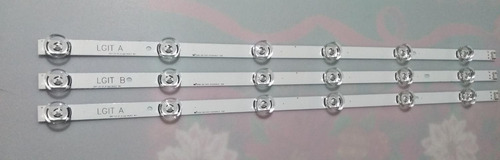 Imagen 4 de 4 de Set Kit Led LG 32 32lb550b 32lb561b 32lb620b 32lb580b