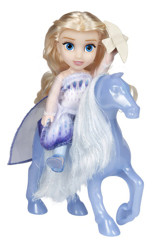 Frozen Elsa Muñeca Petite Con Caballo