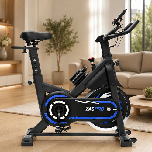 Bicicleta Spinning Ergométrica Roda Inércia 20kg Mbx Fit Azul