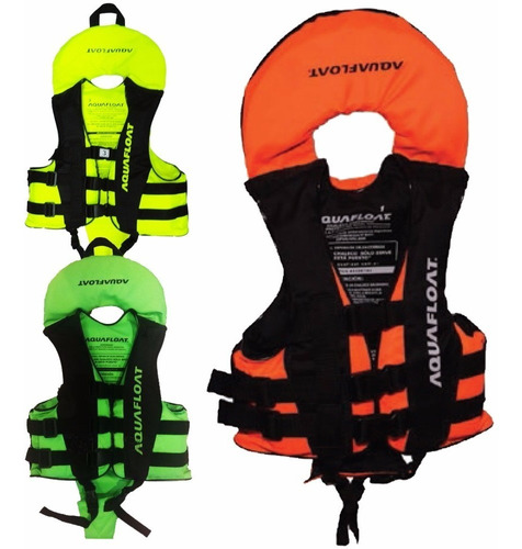 Chaleco Salvavidas Aquafloat Ski Niño Aprobado Talle 1 2 O 3