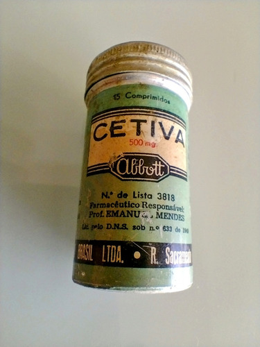 Lata Cetiva Caixas Chuá Colgate Coleção De Farmácia Antiga (Usado)