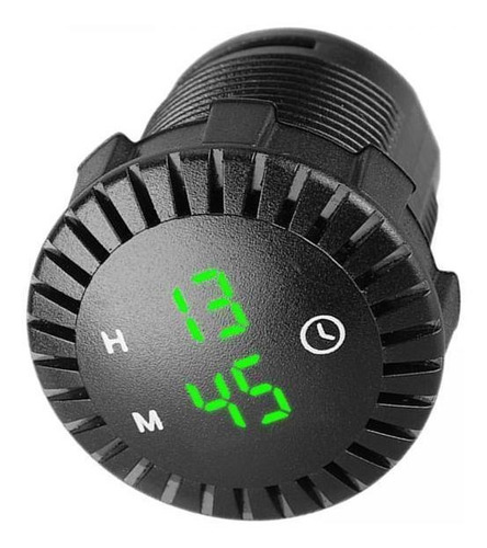 2 Reloj Digital Táctil De 12 V/24 V 24 Horas Luz Verde