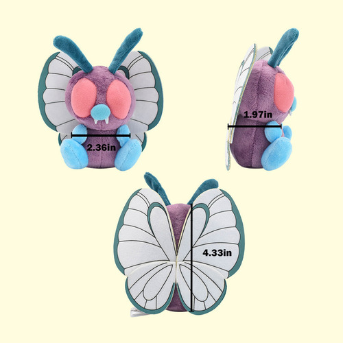 Juguetes De Peluche Pokémon Pokémon De 15 Cm, 4 Unidades