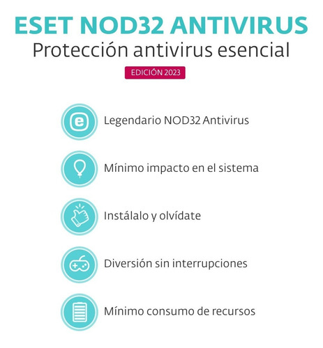 Imagen 3 de 7 de Eset® Nod32 Antivirus * Tienda Oficial Eset* 5 Pc - 2 Años