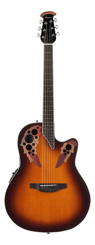 Guitarra acústica Ovation Celebrity Elite CE48 para diestros sunburst