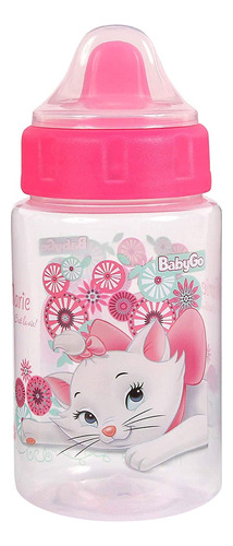 Copo Gatinha Marie Disney Com Válvula 340ml - Babygo Cor Rosa