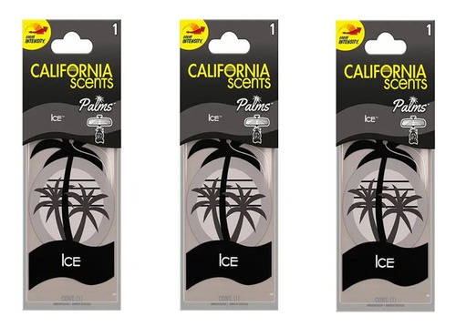 Ambientador California Scents Palms Ice Pack X 3unid