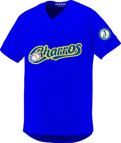 PLAYERA BEISBOLERA CHARROS DEL JALISCO JERSEY CULIACÁN CASACA BLANCA  GUADALAJARA 