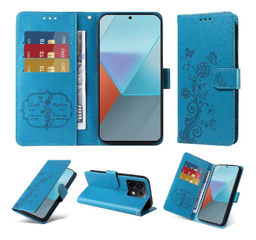 Funda Abatible For Xiaomi Redmi Note 13 Pro 5g Con Ranuras