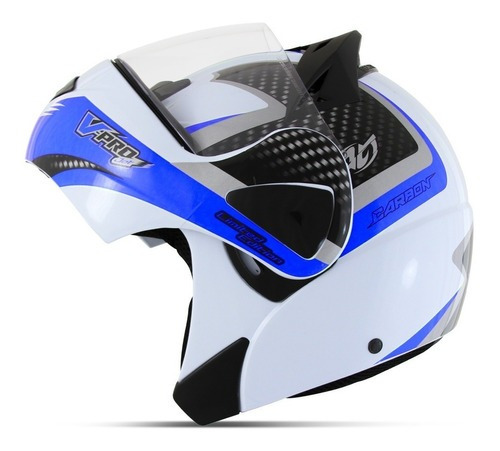 Capacete Robocop V Pro Jet 2 Pro Tork Carbon