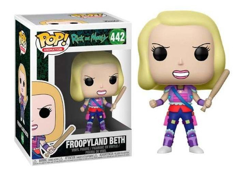 Funko Pop Rick And Morty Froopyland Beth Caja Golpeada