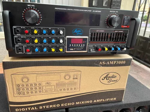 Amplificador de sonido AS-AMP3000 - Audio Sound - Audiosoundsas