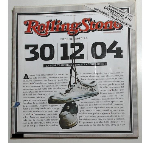 Revista Rolling Stone  83 30 12 04 Republica Cromañon 