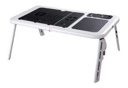 Mesa Para Notebook E-table Com Cooler Duplo E Porta Copo