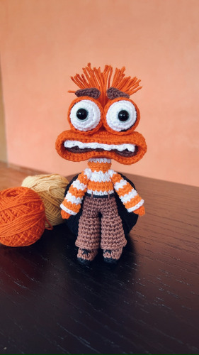 Ansiedad Tejida A Crochet Amigurrumi (intensamente 2)