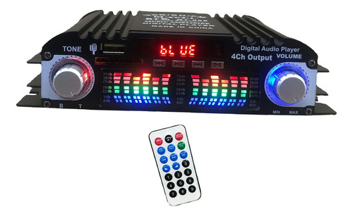Amplificador De Potência Estéreo Hifi Bluetooth 5.0