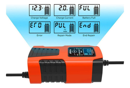 Cargador Automático Para Batería De Auto Foxsur 2amp